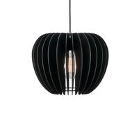 Nordlux Tribeca 38 Pendelleuchte, E27, IP20, 60W, dimmbar, Holz, schwarz (46433003)