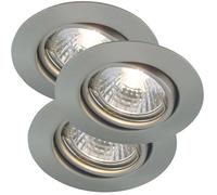 Nordlux Triton lampada da incasso 3x35 W acciaio 54540132