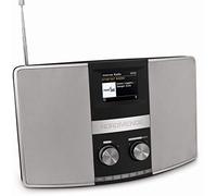 Nordmende Transita 400 - Internet radio (DAB+, FM, radio stereo, W-LAN, Spotify Connect, streaming audio Bluetooth, NFC, display a colori, sveglia, jack per cuffie, 2 x 10 Watt, AUX-In) nero/argento