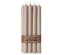 Nordring 8 candele rustiche sahara 2,2 x 25 cm di altezza, colorate certificate RAL