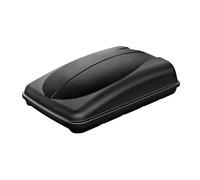 BOX BAULE DA TETTO UNIVERSALE AUTO 280 LITRI PORTATUTTO IN ABS NERO