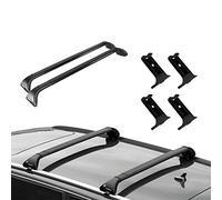 NORDRIVE Barre portatutto per Renault Kadjar dal 06/2015 dotate di Serratura antifurto - Portapacchi Snap Steel in Acciaio Nero