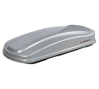 Nordrive Box 530D, box tetto in ABS, 530 litri, doppia apertura - Argento lucido