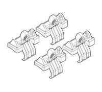 Nordrive N21002 2 Attacchi Kit su Misura per Ford Fiesta 3P 11/02>12/05/Ford Fiesta 3P 01/06>08/08, Confezioni da 4