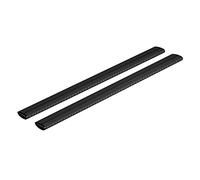Silenzio Black, coppia barre portatutto in alluminio - XL - 140 cm
