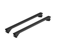 Barre portatutto portapacchi alluminio nero 120cm Silenzio Rail corrimano aperti