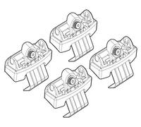 Nordrive N21178 178 Attacchi Kit su Misura per Renault Espace 05/15>07/20/Renault Espace 08/20>, Confezioni da 4
