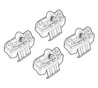 Nordrive N21217 217 Attacchi Kit su Misura per Honda Civic 4P 03/17>, Confezioni da 4