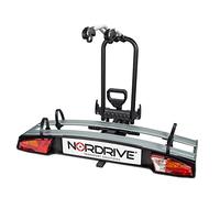 NORDRIVE N50415 Wave 2, portabiciclette per Gancio Traino - 2 Bici