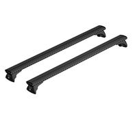 Barre portatutto portapacchi alluminio nero 120cm Silenzio profilo integrato