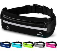 Nordrun Marsupio Running Uomo & Donna, marsupio corsa Impermeabile - per Corsa, Sportivo, Trekking, Sport, Fitness, Jogging - marsupio running Cintura Palestra - per Tutti Cellulare