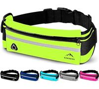 Nordrun Marsupio Running Uomo & Donna, marsupio corsa Impermeabile - per Corsa, Sportivo, Trekking, Sport, Fitness, Jogging - marsupio running Cintura Palestra - per Tutti Cellulare