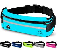 Nordrun Marsupio Running Uomo & Donna, marsupio corsa Impermeabile - per Corsa, Sportivo, Trekking, Sport, Fitness, Jogging - marsupio running Cintura Palestra - per Tutti Cellulare