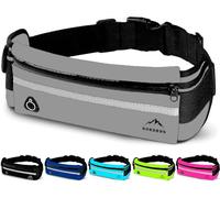 Nordrun Marsupio Running Uomo & Donna, marsupio corsa Impermeabile - per Corsa, Sportivo, Trekking, Sport, Fitness, Jogging - marsupio running Cintura Palestra - per Tutti Cellulare