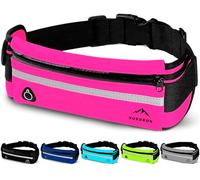 Nordrun Marsupio Running Uomo & Donna, marsupio corsa Impermeabile - per Corsa, Sportivo, Trekking, Sport, Fitness, Jogging - marsupio running Cintura Palestra - per Tutti Cellulare