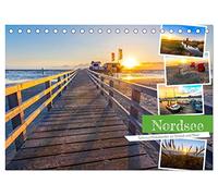 Nordsee - Sehnsuchtskalender zu Strand und Meer (Tischkalender 2026 DIN A5 quer), CALVENDO Monatskalender: Romantische Farbspiele der Natur