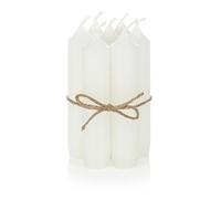 Nordstern Candele bianche, confezione da 6 pezzi, piccole candele per candelabri, corona dell'Avvento o come candela d'albero, decorazione da tavolo ideale per matrimoni o Natale, 11 x 2,2 cm