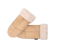 Nordvek 308-100 Guanti da donna in pelle di pecora, finitura in pelle, polsino pieghevole
