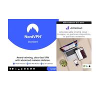 NordVPN 1 Anno - Proteggi 10 Dispositivi + Bonus Cloud