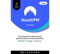 NordVPN Complete - 10 Devices - 1 Year (PC/MAC/MOBILE) VPN & Cybersecurity Software Subscription Key ITALY