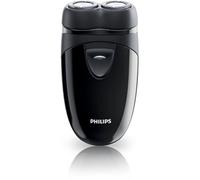 Norelco Travel Men's Shaver with Close-Cut Technology and Independent Floating Heads, Self-Sharpening Blades, 2 x AA Batteries Included by Phillips Norelco