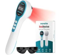 Norelie RedRevive - Dispositivo per terapia laser a freddo, portatile, a raggi infrarossi e luce rossa, per alleviare dolori articolari, muscolari e corporei, tecnologia a doppia lunghezza d'onda con