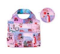 NOREN Borsa della spesa riutilizzabile giapponese (JAPONORAMA) - Borsa tote riutilizzabile, pieghevole, compatta, design giapponese, Giappone., taglia unica