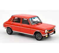 NOREV 1/18 SIMCA 1100 TI 1974 ROSSO MODELLISMO MODELLINO STATICO DIECAST