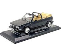 VW Golf 1 Cabrio 1992 Nero Modellino Auto 1:18 Norev