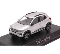 MODELLINO AUTO STATICO DIECAST DACIA SPRING COMFORT 2022 SILVER SCALA 1/43