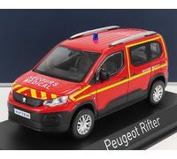 NOREV 1/43 FURGONE PEUGEOT RIFTER POMPIERI SECOURS MEDICAL 2019 MODELLINO