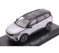 MODELLINO AUTO STATICO DIECAST PEUGEOT 5008 GT NERO PACK 2021 MODELLISMO 1/43