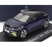 NOREV 1/43 RENAULT MEGANE E TECH ELETTRICA 2022 BLU MODELLINO STATICO DIECAST