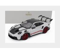 NOREV 187373 PORSCHE - 911 992 GT3 RS WEISSACH PACKAGE COUPE 2022 - WHITE BLACK