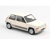 Norev - Auto da collezione compatibile con Renault 5 Supercinque GT Turbo bianco perlato fase I 1985 Super5 1/18 in metallo