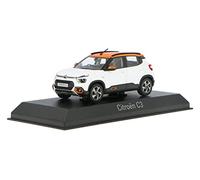 Norev Citroen C3 2021 Bianco Arancione Modello 1:43