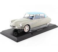 Norev- Citroën DS 19 1956 rosé Grey And Turquoise 1:18 Miniatura, Multicolore, 1/18e, 181763