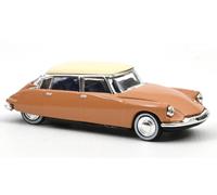 Norev CITROEN DS 19 1959 BEIGE WITH WHITE ROOF 1:87