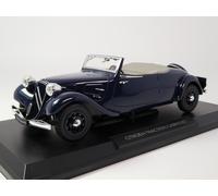 Norev Citroen Traction Cabriolet bleu fonce 1939 1/18 AMC0191104