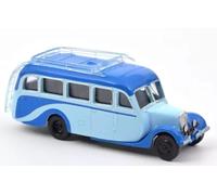 Norev- Citroën U23 Autocar 1947 Clair et Bleu Moyen 1/87 Miniatura, Colore Blu, 1/87e, 159922