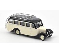 Norev- Citroën U23 Autocar 1947 Crème et Noir 1/87 Miniatura, Colore Beige, 1/87e, 159924