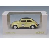 Volkswagen VW Beetle #53 Herbie Coccinelle Gialla 1:43 Scala Norev 841005