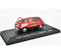 Norev - Fiat Multipla 750 - 1960 Rosso 'Abarth' 1/43 Scala Die Cast Modello Pod