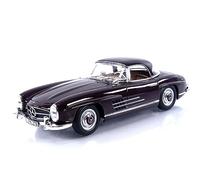 MODELLINO AUTO STATICO NOREV MERCEDES 300 SL ROADSTER 1957 ROSSO SCALA 1:18