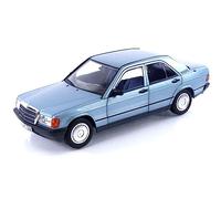 Mercedes 190 E 1984 Light Blue Metallic 1:18 Model 183828 NOREV