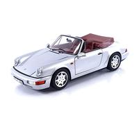 Porsche 911 964 Carrera 2 Cabrio Silver Norev 1/18