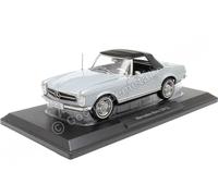 1963 Mercedes-Benz 230 SL Pagode Convertible W113 Gris 1:18 Norev 183990