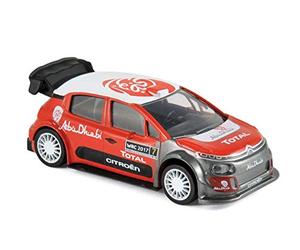 Norev NV155365 Maxijet 2017 Citroen C3 WRC modellino giocattolo, rosso, scala 1:43
