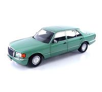 1991 Mercedes-Benz 560 SEL W126 Verde Metalizado 1:18 Norev HQ 183469