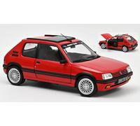 NOREV NV184846 PEUGEOT 205 GTi 1.9 PTS DECO 1991 VALLELUNGA RED 1:18 Modellino
